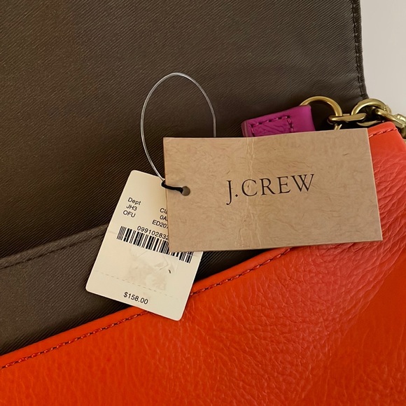 J Crew Invitation Color Block Clutch - NWT - Picture 4 of 5